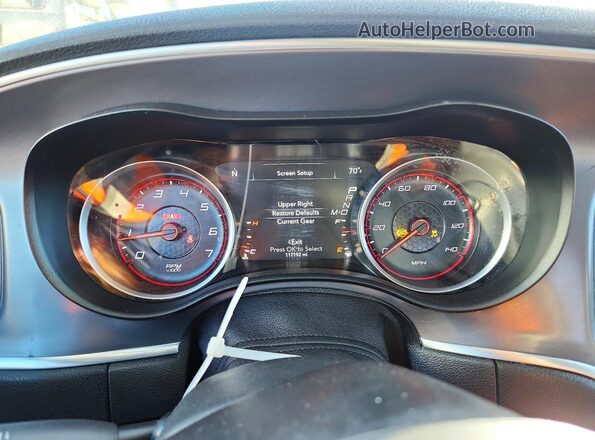 2C3CDXBG0KH720079 2019 DODGE CHARGER Black Вид щитка приладів
