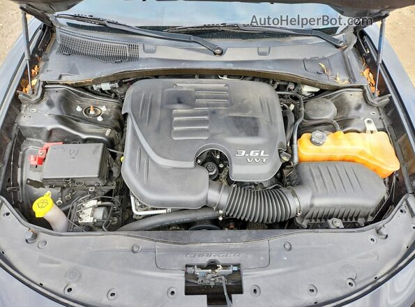 2C3CDXBG0KH720079 2019 DODGE CHARGER Black Вид задньої частини салону