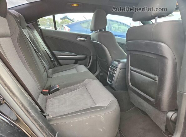 2C3CDXBG0KH720079 2019 DODGE CHARGER Black Вид задніх сидінь