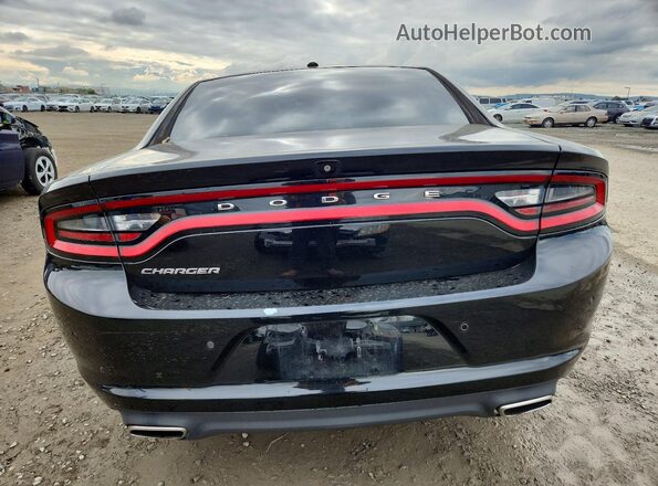 2C3CDXBG0KH720079 2019 DODGE CHARGER Black Вид ззаду