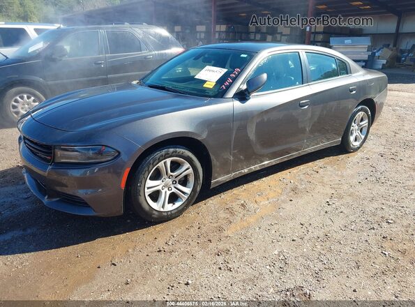 2C3CDXBG2KH744979 2019 DODGE CHARGER Серый Передняя левая четверть