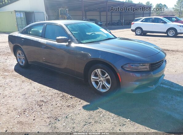 2C3CDXBG2KH744979 2019 DODGE CHARGER Серый Передняя правая четверть