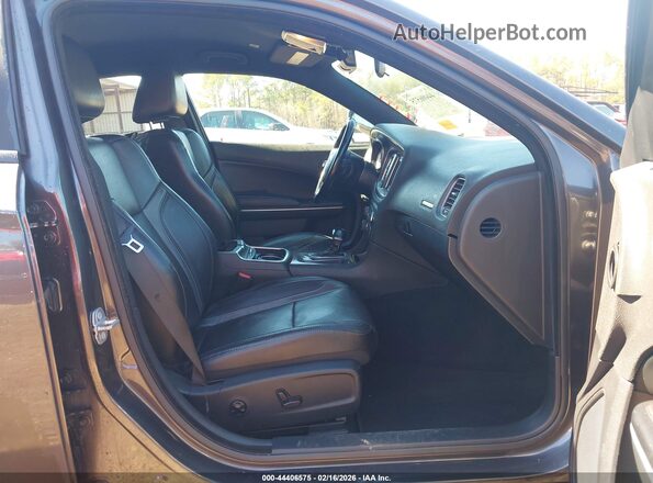 2C3CDXBG2KH744979 2019 DODGE CHARGER Серый Вид салона спереди
