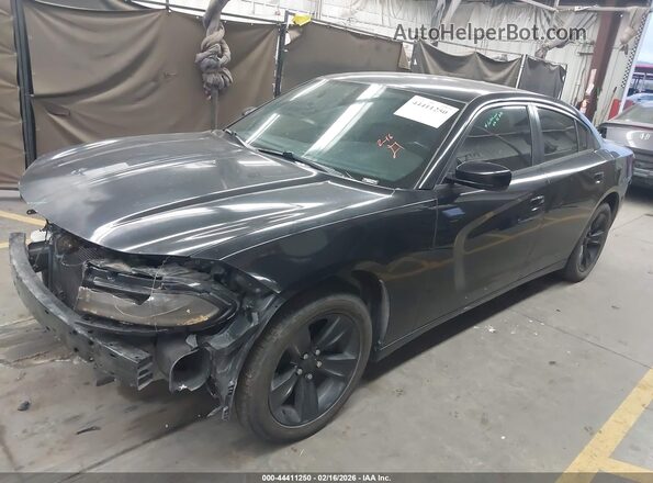 2C3CDXBG4KH571871 2019 DODGE CHARGER Черный Передняя левая четверть