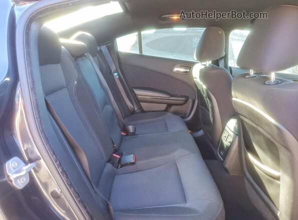 2C3CDXBG5KH614873 2019 DODGE CHARGER Gray Widok tylnych siedzeń