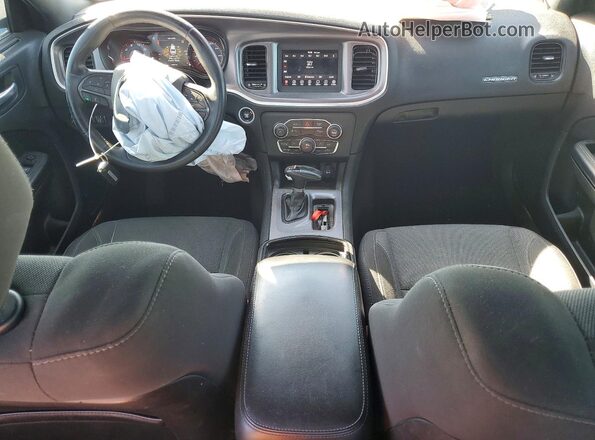 2C3CDXBG5KH614873 2019 DODGE CHARGER Gray Widok deski rozdzielczej