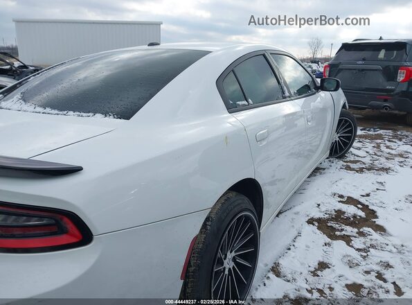 2C3CDXBG6KH636588 2019 DODGE CHARGER Белый Задняя правая четверть
