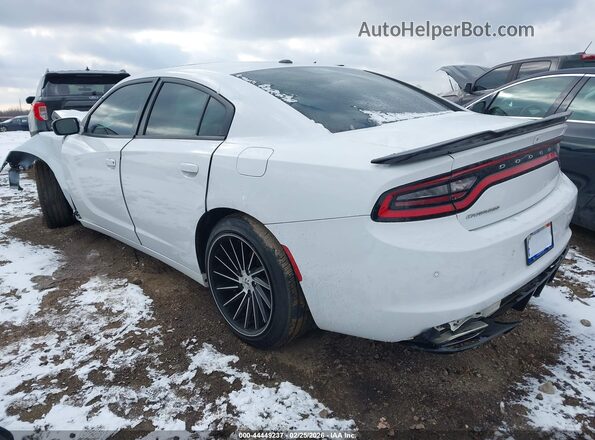 2C3CDXBG6KH636588 2019 DODGE CHARGER Белый Задняя левая четверть