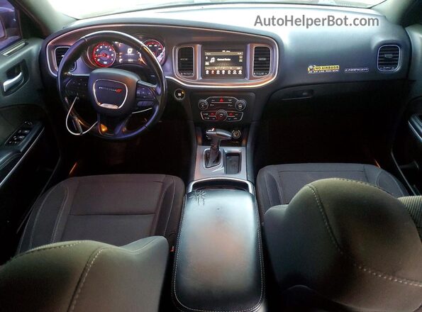2C3CDXBG6KH643878 2019 DODGE CHARGER Gray Առջևի վահանակի տեսք
