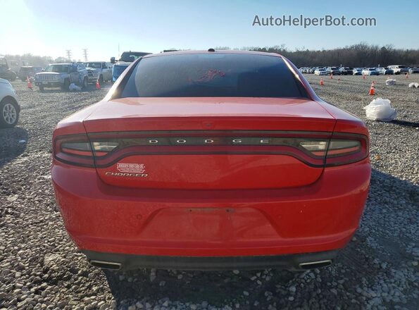 2C3CDXBG7KH748199 2019 DODGE CHARGER Red უკანა ხედი