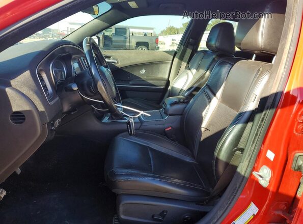 2C3CDXBG7KH748199 2019 DODGE CHARGER Red წინა სალონის ხედი