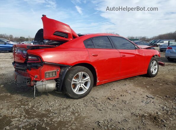 2C3CDXBG8NH255510 2022 DODGE CHARGER Красный Задняя правая четверть