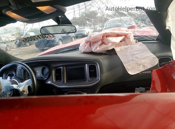 2C3CDXBG8NH255510 2022 DODGE CHARGER Красный Вид панели приборов