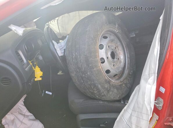 2C3CDXBG8NH255510 2022 DODGE CHARGER Красный Вид салона спереди