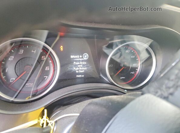 2C3CDXBG8NH255510 2022 DODGE CHARGER Красный Вид щитка приборов