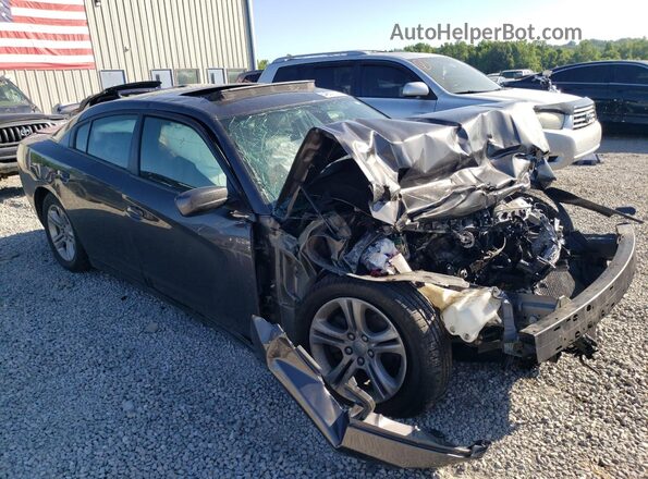 2C3CDXBG9KH655068 2019 DODGE CHARGER Gray Delantero derecho