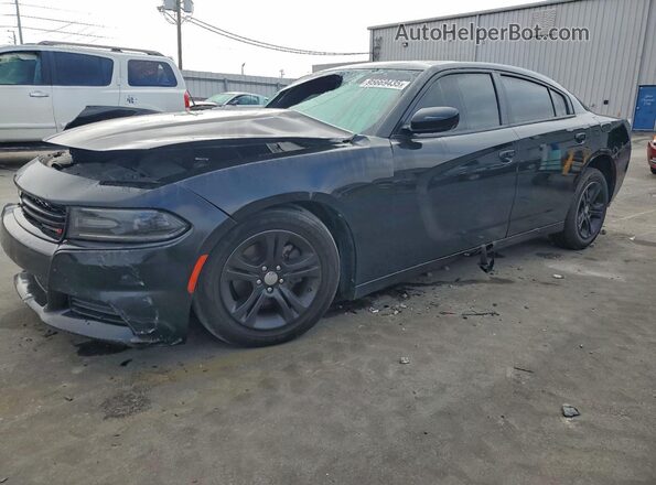 2C3CDXBG9LH207446 2020 DODGE CHARGER Черный Передняя левая четверть