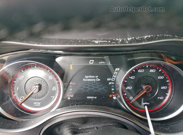 2C3CDXBG9LH207446 2020 DODGE CHARGER Черный Вид щитка приборов