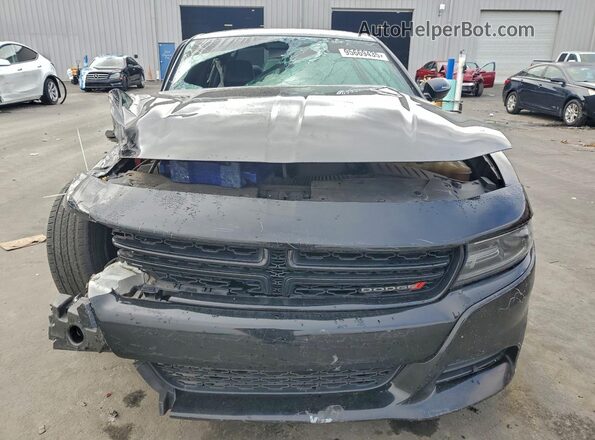 2C3CDXBG9LH207446 2020 DODGE CHARGER Черный Вид спереди