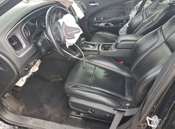2C3CDXBG9LH207446 2020 DODGE CHARGER Черный Вид салона спереди