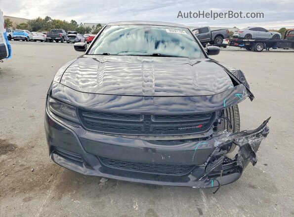 2C3CDXBG9MH543583 2021 DODGE CHARGER Черный Вид спереди