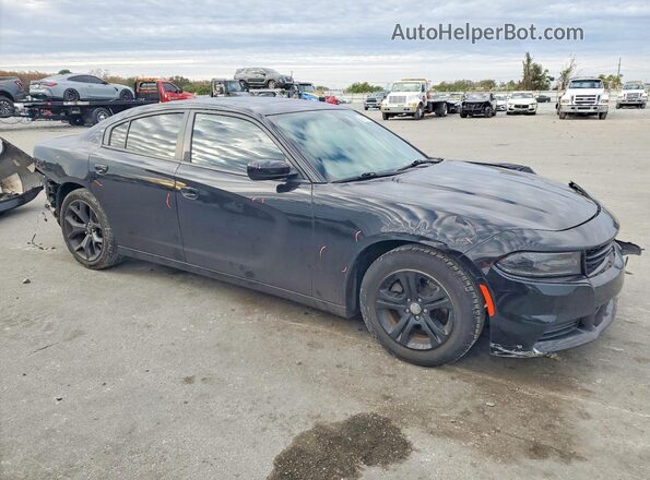 2C3CDXBG9MH543583 2021 DODGE CHARGER Черный Передняя правая четверть