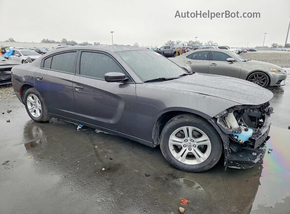 2C3CDXBGXKH707646 2019 DODGE CHARGER Gray წინა მარჯვენა
