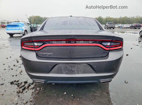 2C3CDXBGXKH707646 2019 DODGE CHARGER Gray უკანა ხედი