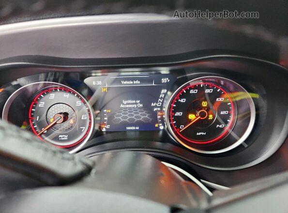 2C3CDXBGXKH707646 2019 DODGE CHARGER Gray ხელსაწყოთა პანელის ხედი