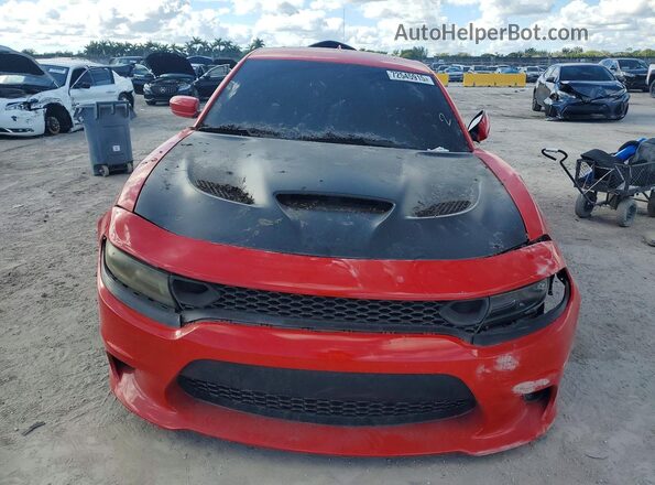 2C3CDXCT0KH630152 2019 DODGE CHARGER Red წინა ხედი