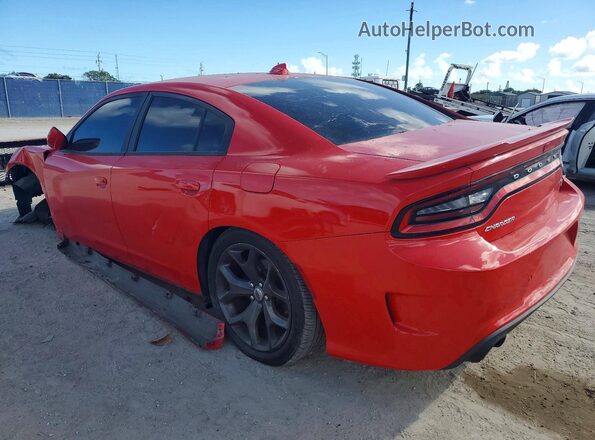 2C3CDXCT0KH630152 2019 DODGE CHARGER Red უკანა მარცხენა