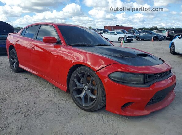 2C3CDXCT0KH630152 2019 DODGE CHARGER Red წინა მარჯვენა