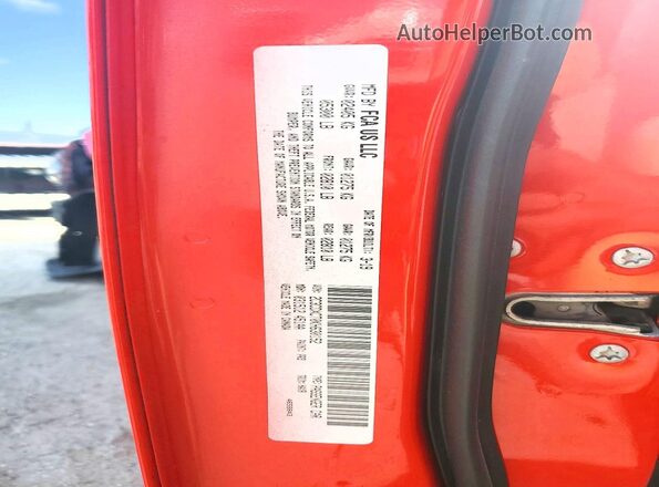 2C3CDXCT0KH630152 2019 DODGE CHARGER Red ძრავის განყოფილების ხედი