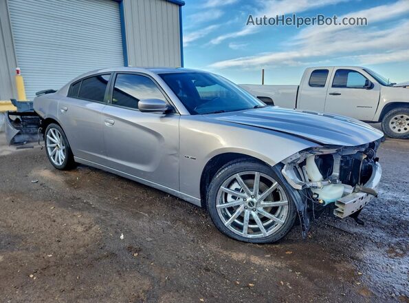 2C3CDXCT4JH260676 2018 DODGE CHARGER Silver წინა მარჯვენა