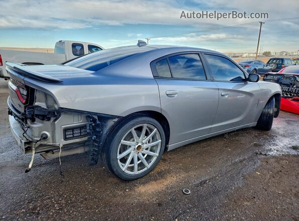 2C3CDXCT4JH260676 2018 DODGE CHARGER Silver უკანა მარჯვენა