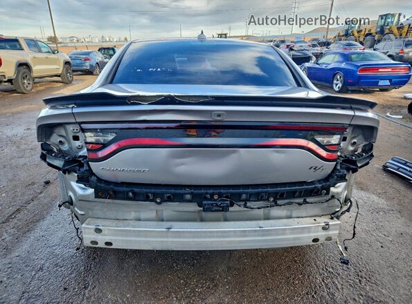 2C3CDXCT4JH260676 2018 DODGE CHARGER Silver უკანა ხედი