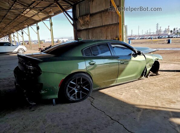 2C3CDXCT5KH726696 2019 DODGE CHARGER Зеленый Задняя правая четверть