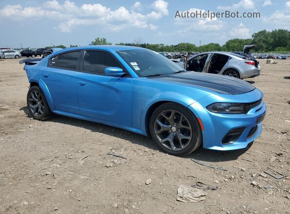 2C3CDXCT7GH120811 2016 DODGE CHARGER Синий Передняя правая четверть
