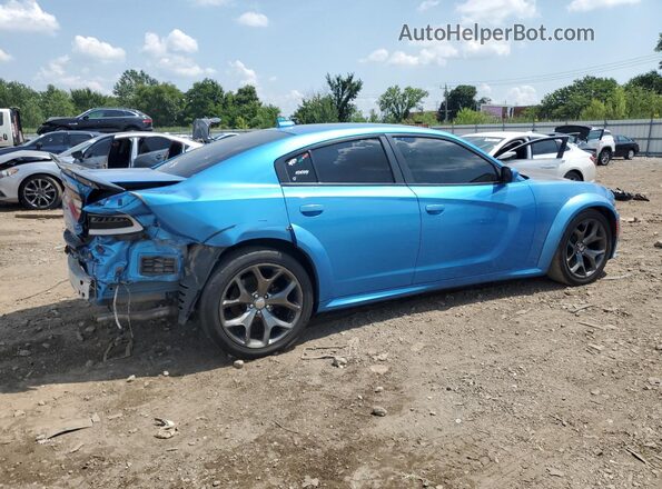 2C3CDXCT7GH120811 2016 DODGE CHARGER Синий Задняя правая четверть