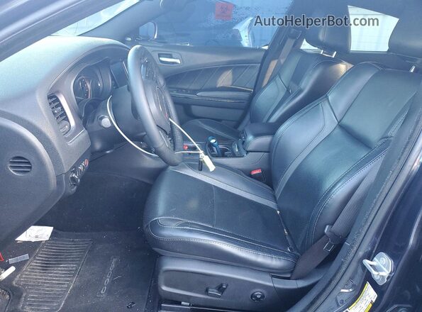 2C3CDXCT8GH228855 2016 DODGE CHARGER Угольный Вид салона спереди