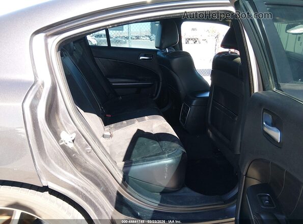2C3CDXCTXGH104649 2016 DODGE CHARGER Gray Widok naklejki z numerem VIN