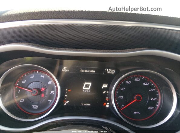2C3CDXCTXGH104649 2016 DODGE CHARGER Gray Widok tylnych siedzeń