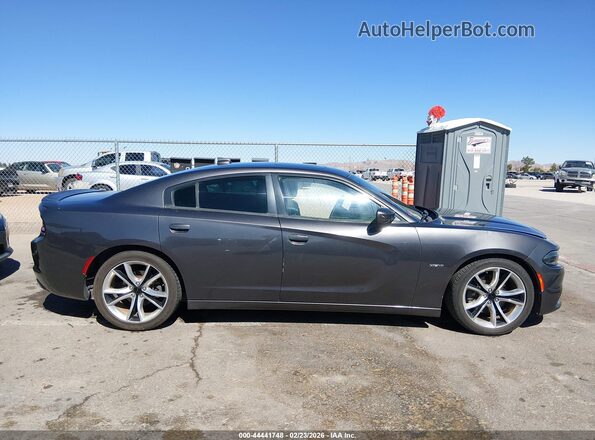 2C3CDXCTXGH104649 2016 DODGE CHARGER Gray Widok wnętrza z tyłu