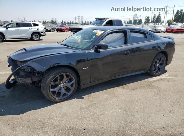2C3CDXCTXKH598083 2019 DODGE CHARGER Black Передня ліва чверть