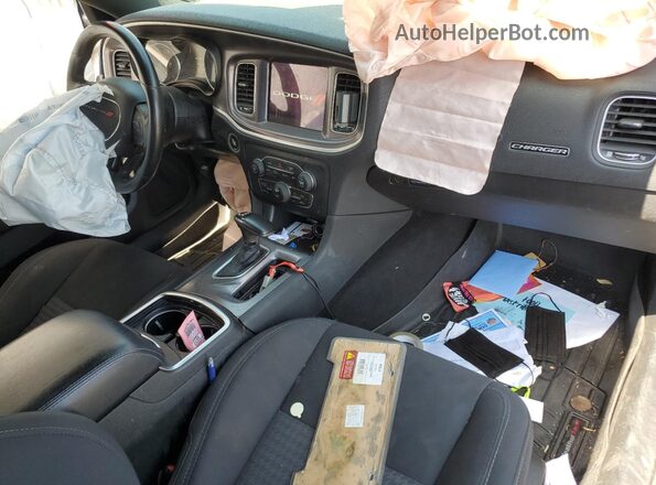 2C3CDXCTXKH598083 2019 DODGE CHARGER Black Вид панелі приладів
