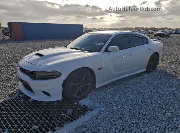 2C3CDXGJ1KH507968 2019 DODGE CHARGER Белый Передняя левая четверть