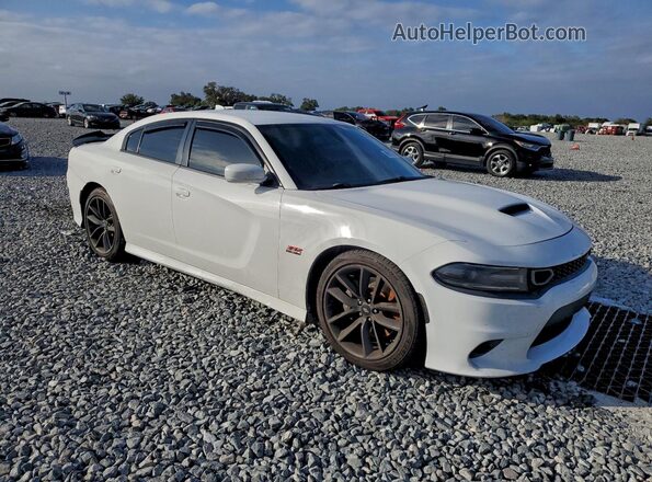 2C3CDXGJ1KH507968 2019 DODGE CHARGER Белый Передняя правая четверть