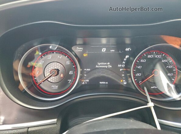 2C3CDXGJ1KH507968 2019 DODGE CHARGER Белый Вид щитка приборов