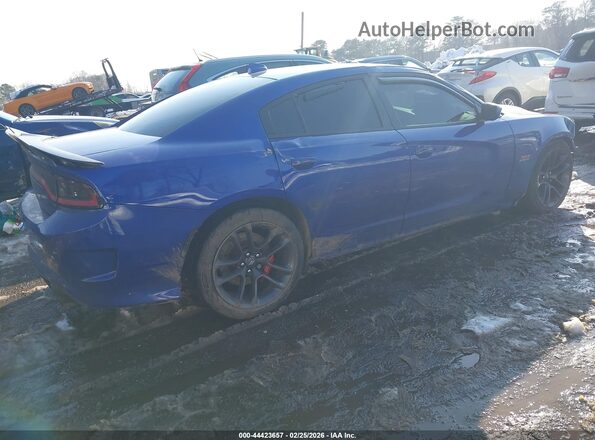 2C3CDXGJ1NH164051 2022 DODGE CHARGER Синий Задняя правая четверть