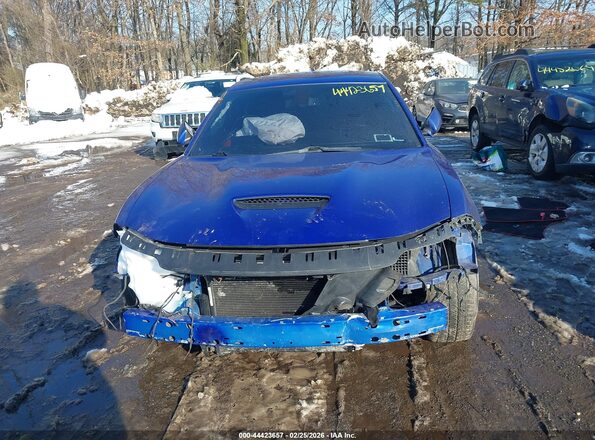 2C3CDXGJ1NH164051 2022 DODGE CHARGER Синий Вид панели приборов